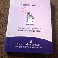 Confettiquette The Essential guide to wedding eqiquette 