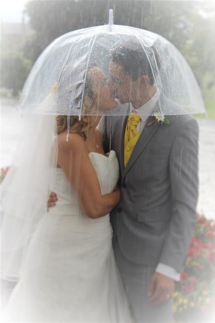 Re: Advice from those who had a rainy wedding day!
