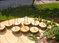 Rustic/Vintage themed wedding items for sale. Birdcages, Tree Slices, Jewellery set, Weddings signs 