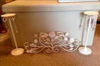 Rustic/Vintage themed wedding items for sale. Birdcages, Tree Slices, Jewellery set, Weddings signs 