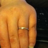 Re: I can finally *FLASH* our wedding rings