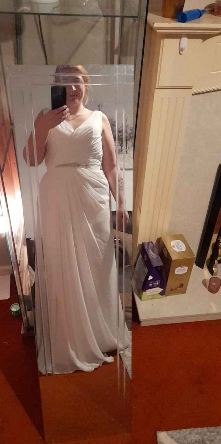 White wedding dress £100 - 2