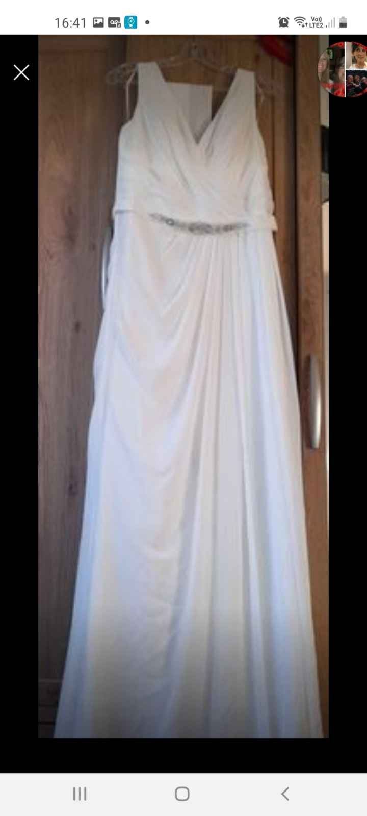 White chiffon dress £50 - 2
