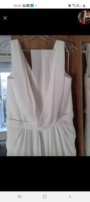 White chiffon dress £50 3