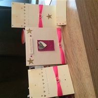 DIY pink invites and stationery 1st attempt!! 