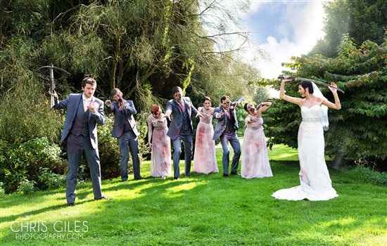 Re: Controversial: Running from a monster in your wedding pics