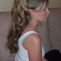 Re: Half Up or All Down hair do's, post your pics please