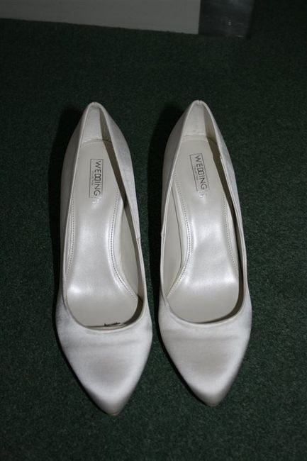 BHS Ivory Wedding Collection Satin Point Court Shoes -Size 7 - BRAND NEW UNWORN!