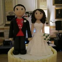 Re: Cake toppers that look like me and my groom???