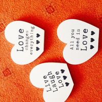 Wedding bits and pieces( mainly heart themed).