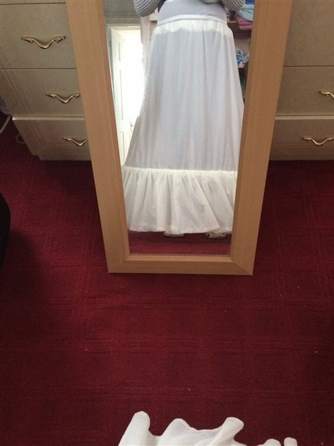 Jupon 116 Petticoat Size Medium (10-16) length altered to fit petite height