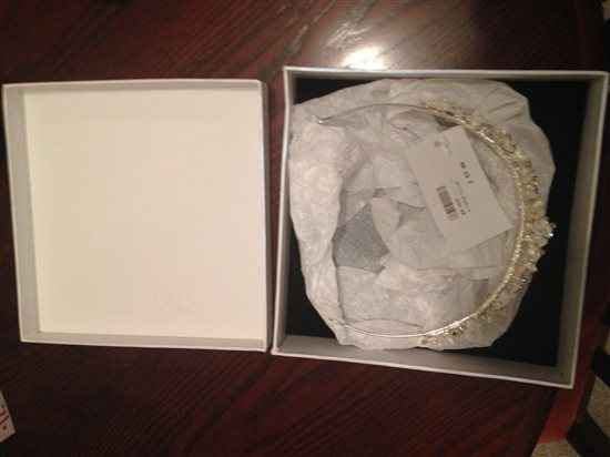 Beautiful tiara for sale in box and with tag