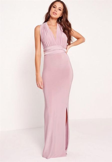 Pink nude multiway bridesmaid dress unused with tags 