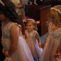 Monsoon Lily flower girl / bridesmaid dresses and accessories