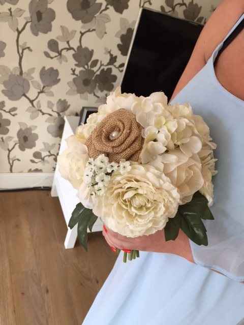 Bridesmaid bouquets finished