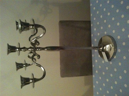 Re: For sale, silver candelabras, sweet jars and scoops, Mr&Mrs letters
