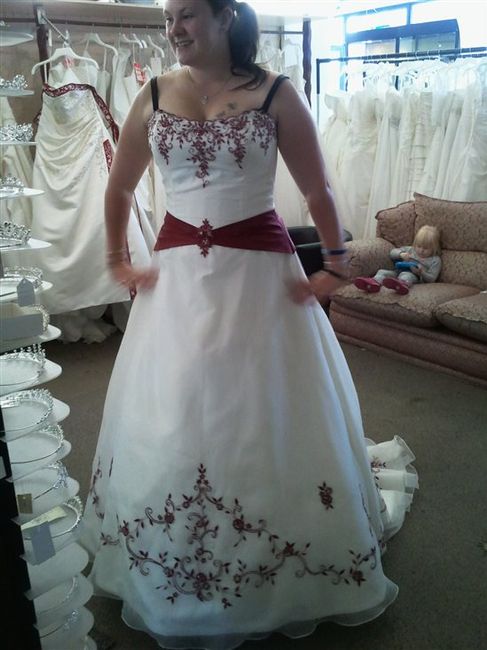 A year today and I got my dress! *Flash added!*