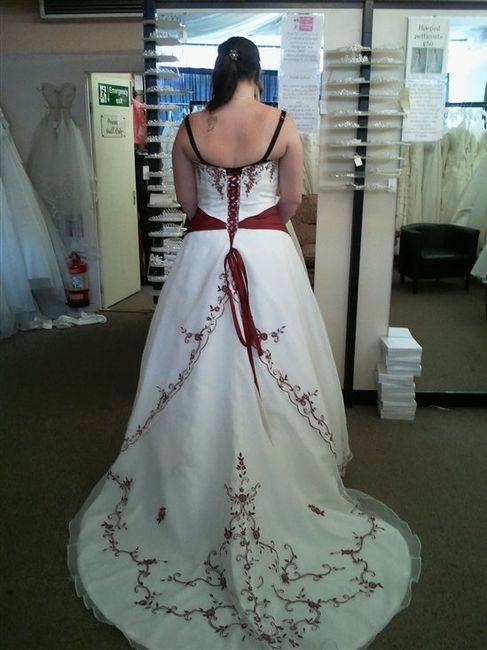 A year today and I got my dress! *Flash added!*