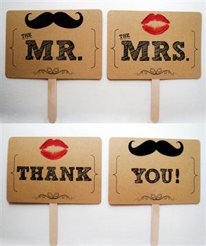 Re: Quirky Mr & Mrs Wedding Props For Sale