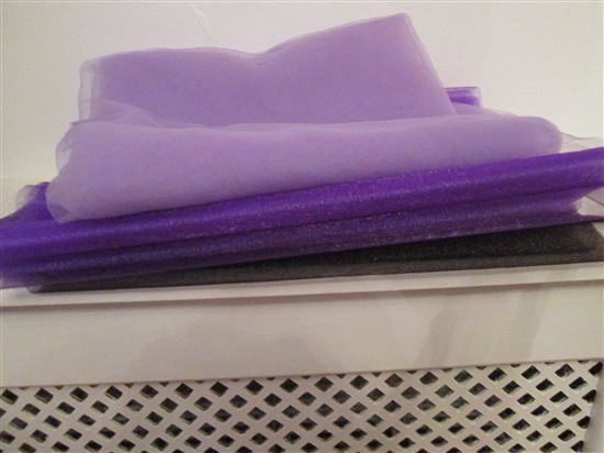FREE - Bits for purple/black/silver/white wedding - With pictures **NOW GONE**