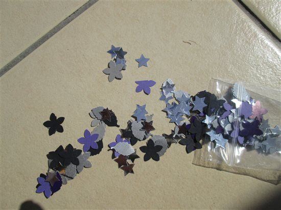 FREE - Bits for purple/black/silver/white wedding - With pictures **NOW GONE**