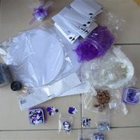 FREE - Bits for purple/black/silver/white wedding - With pictures **NOW GONE**