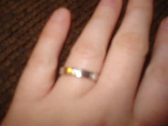 our wedding rings *flash*