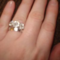 our wedding rings *flash*