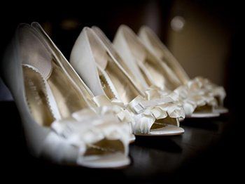 Ivory Bridesmaid Shoes x 4 