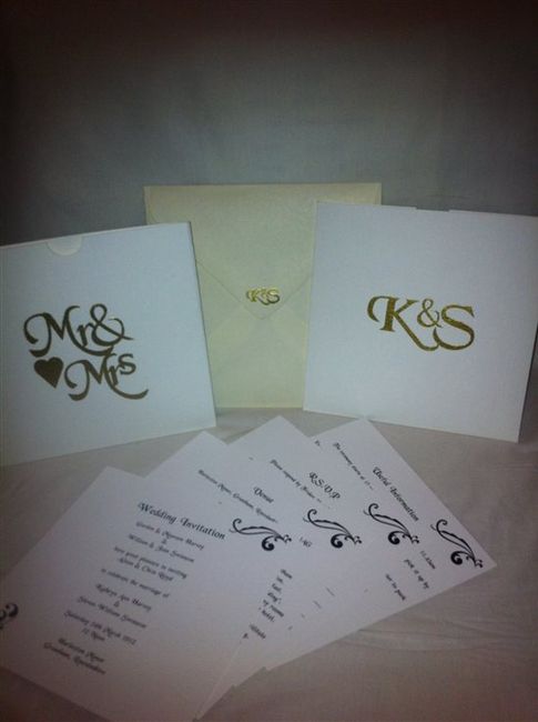Re: Homemade Wedding Invitations