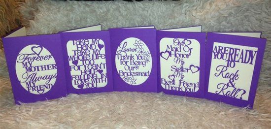 my fab custom cards by Busy B's Paper Cuts *FLASH*