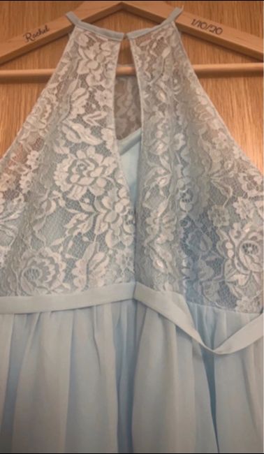 X2 sky blue bridesmaid dresses - 3