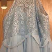 X2 sky blue bridesmaid dresses - 2