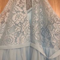 X2 sky blue bridesmaid dresses - 3