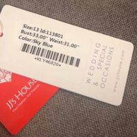 X2 sky blue bridesmaid dresses - 5