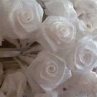 Small white artificial flowers