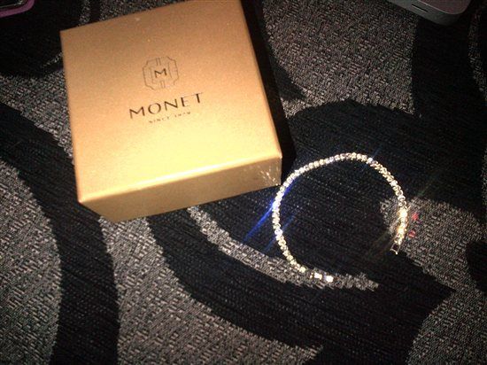 few bits for sale glitzy secrets, tennis style necklace and monet tennis bracelet