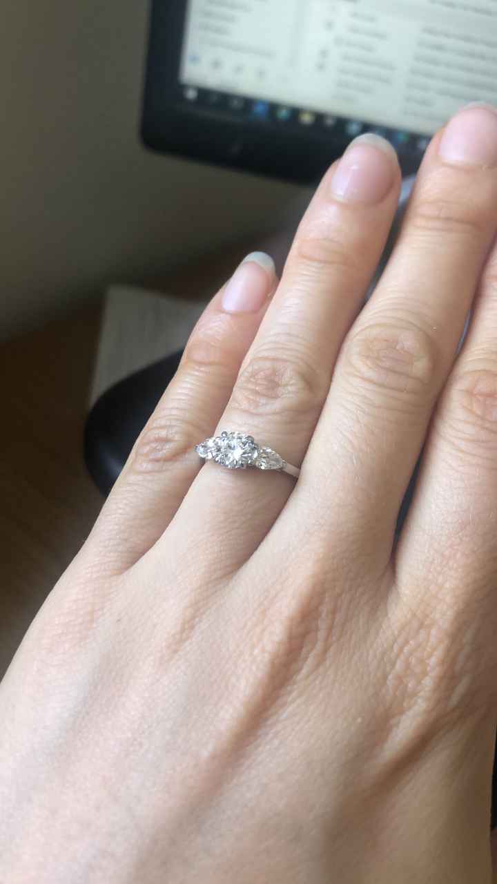 Share your engagement ring and wedding stacks! - 1