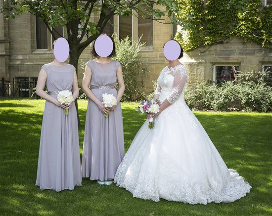 Coast Lori Lee Bridesmaid Dresses for sale - lavender/silver