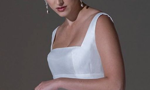 Can a wedding dress neckline be altered to make it more square? 2