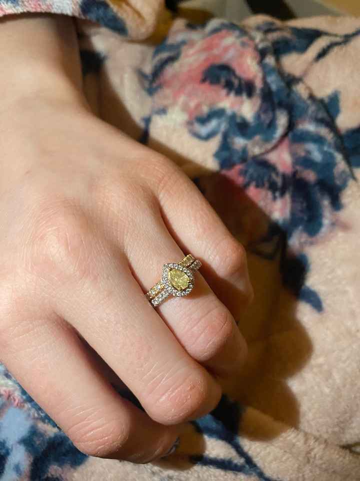 Share your engagement ring and wedding stacks! - 1