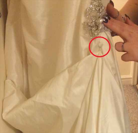 White Rose Wedding Dress - for sale