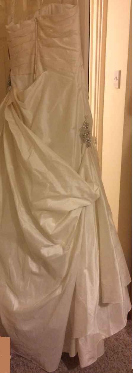 White Rose Wedding Dress - for sale