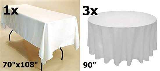 various wedding items / decorations (petal aisle runner, string lights, cake stand, tablecloths) EH4