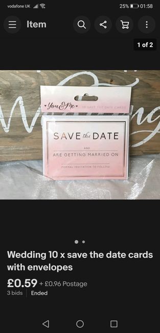 Cheap but elegant save the dates?!? - 1