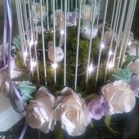 Decorated bird cages