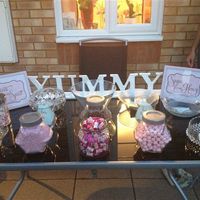 Wedding items for sale, heart decorations, photo booth props, sweet table items!