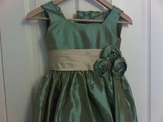For Sale: 2 Flower Girl Dresses Green