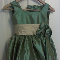 For Sale: 2 Flower Girl Dresses Green
