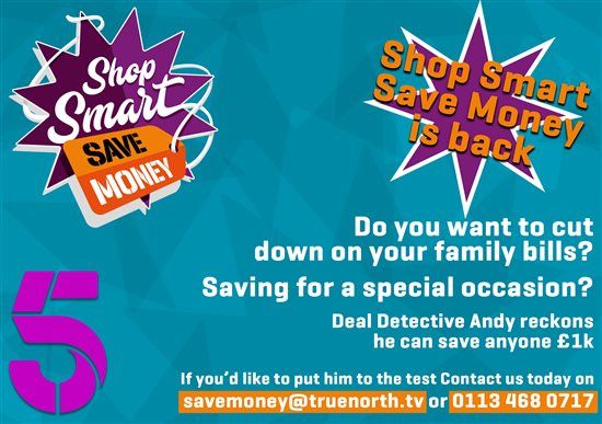 Couples wanted for Channel 5 money saving show, SHOP SMART SAVE MONEY